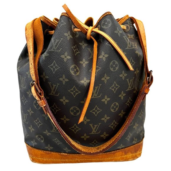 Authentic Louis Vuitton Shoulder Bag Noe Monogram Used LV Handbag Vintage - Picture 2 of 13